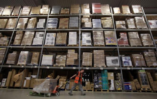 Illustration for article titled The Inside of an Amazon Warehouse is a Terrifying Sight